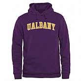 Men's Albany Great Danes Everyday Pullover Hoodie - Purple,baseball caps,new era cap wholesale,wholesale hats